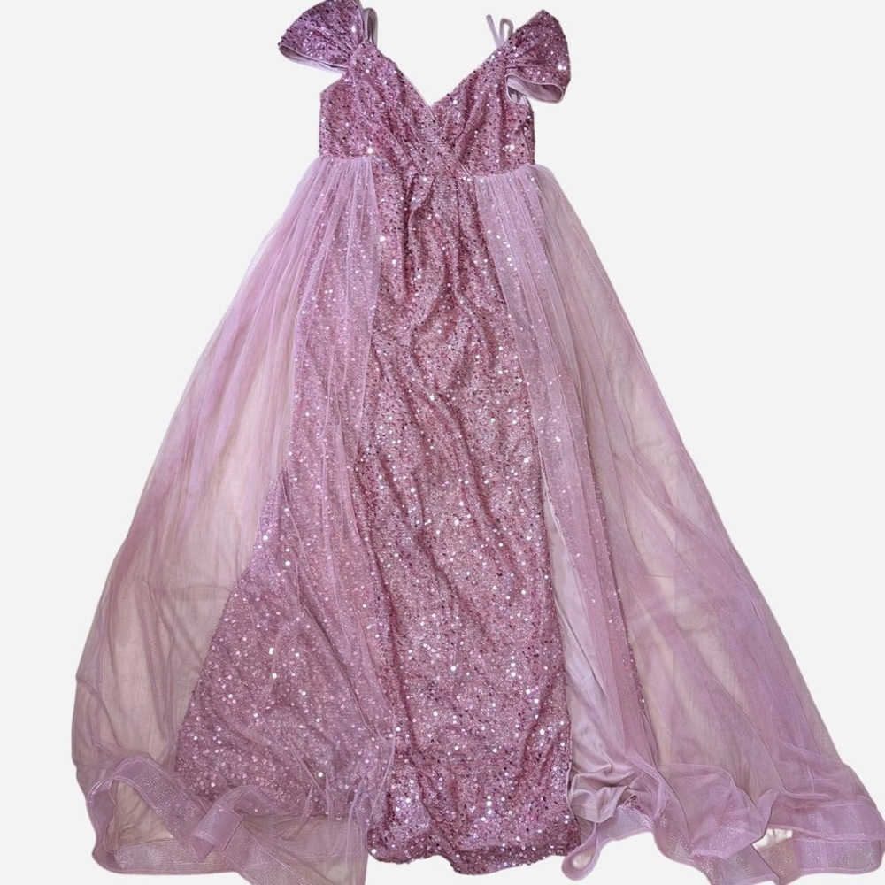 Sparkle Lavender Girls' Tulle Party Dress